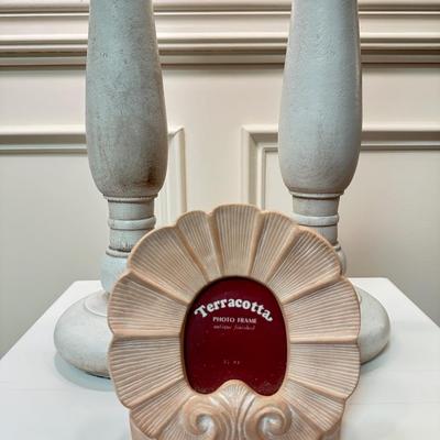 Picture frame and Set of 2 Lamps