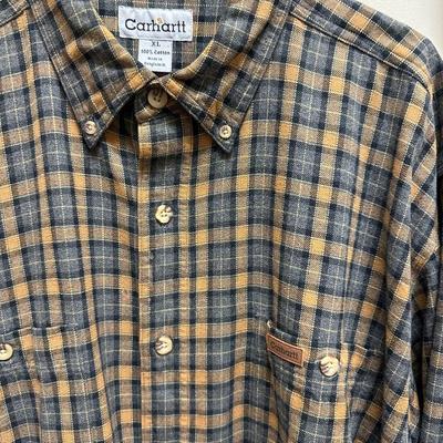Lot of 5 Flannel Shirts including Carhartt & Timberland