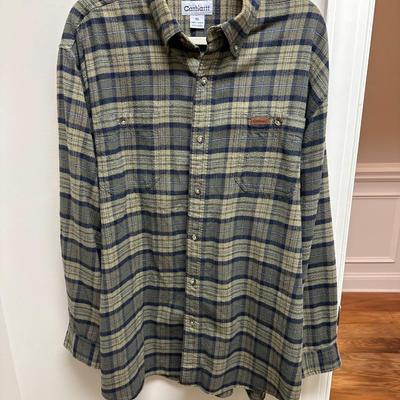 Lot of 5 Flannel Shirts including Carhartt & Timberland