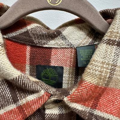 Lot of 5 Flannel Shirts including Carhartt & Timberland