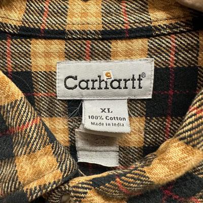 Lot of 5 Flannel Shirts including Carhartt & Timberland