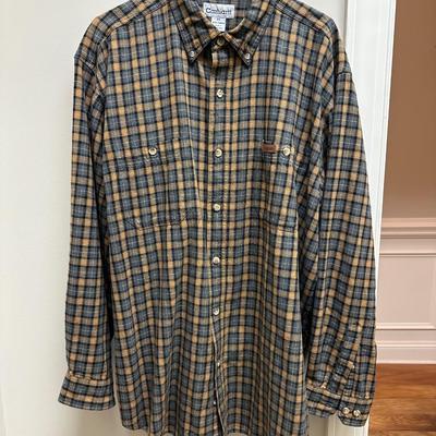 Lot of 5 Flannel Shirts including Carhartt & Timberland