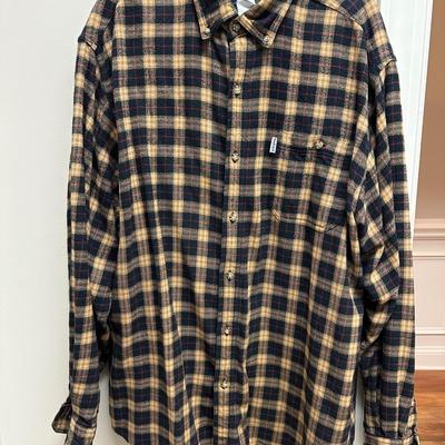 Lot of 5 Flannel Shirts including Carhartt & Timberland