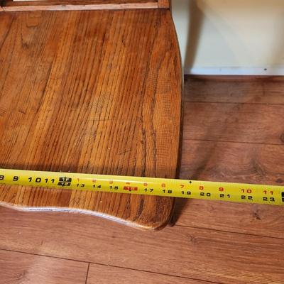 Vintage Solid Wood Accent Chair