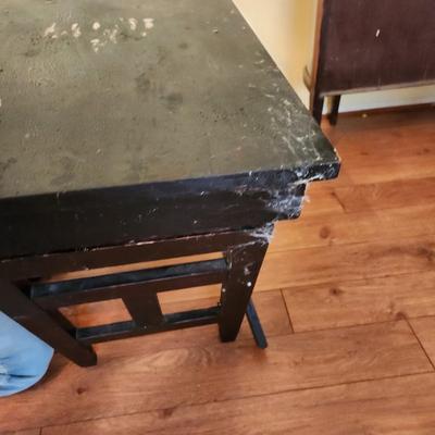Vintage Solid Wood Portable Folding Desk