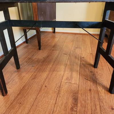Vintage Solid Wood Portable Folding Desk