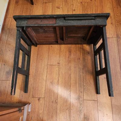 Vintage Solid Wood Portable Folding Desk