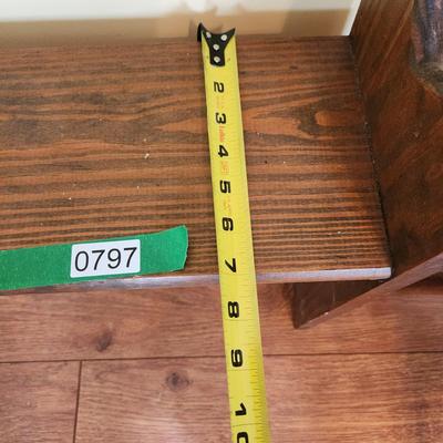 Wooden Table Shelf 31x7x21
