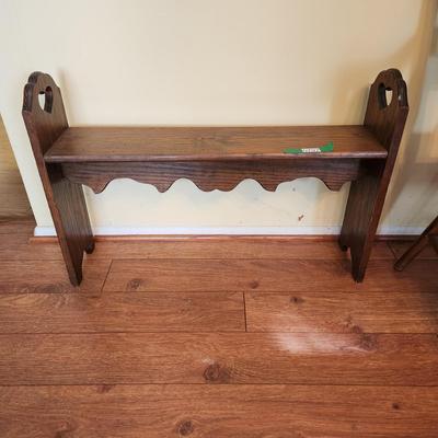 Wooden Table Shelf 31x7x21