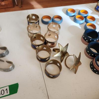 Collection of Napkin Ring Holders