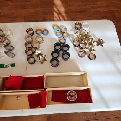 Collection of Napkin Ring Holders