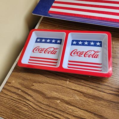 Coca-Cola Pitcher , Tray , Cups Mugs