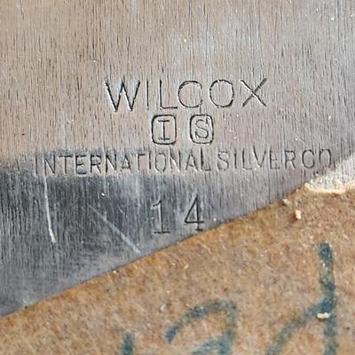 Collection of Wilcox Rogers Wallace Silverplate Platters Butter dish Candle holders Dishes Vanity Mirror brush comb