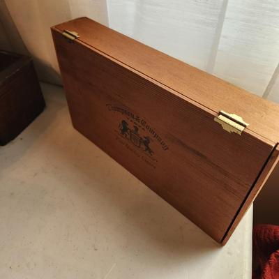 Large lot of Vintage Wooden Crates Sewing Machine Drawers Ivory Soap Cigar Boxes