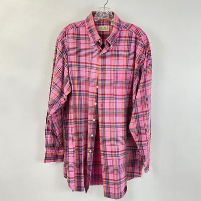 367 MINE Plaid Multi-color Button-up Flannel Shirt