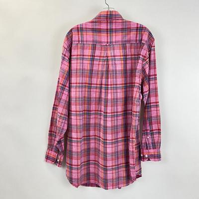 367 MINE Plaid Multi-color Button-up Flannel Shirt