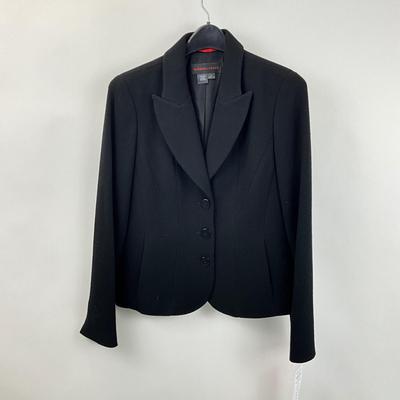369 New NINA MCLEMORE Double Face Wool Crepe