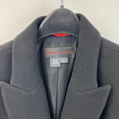 369 New NINA MCLEMORE Double Face Wool Crepe