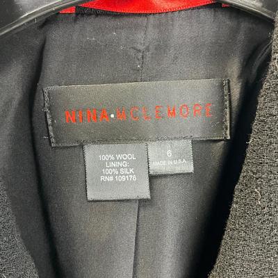 369 New NINA MCLEMORE Double Face Wool Crepe