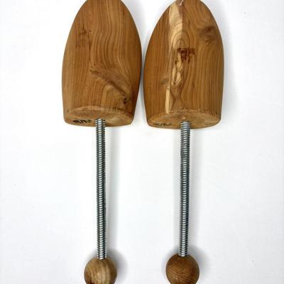 Vintage Lot of 5 Pairs of Wooden Shoe Tree Shapers