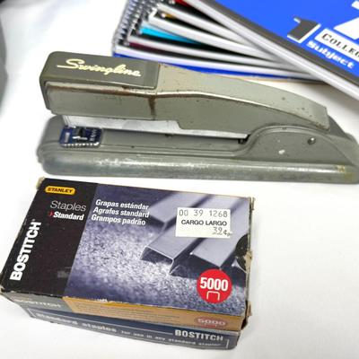 Office Supply Lot Including Electric Pencil Sharpener and Huge Box of Sharpened Pencils