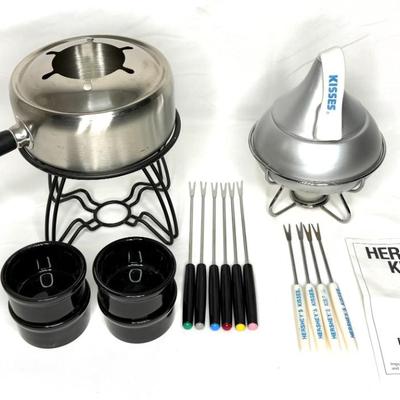 2 Fondue Sets - Ronco and Hershey's