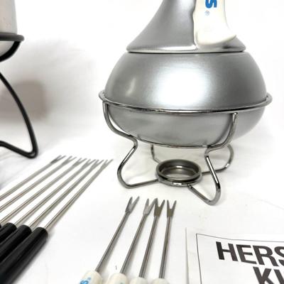 2 Fondue Sets - Ronco and Hershey's