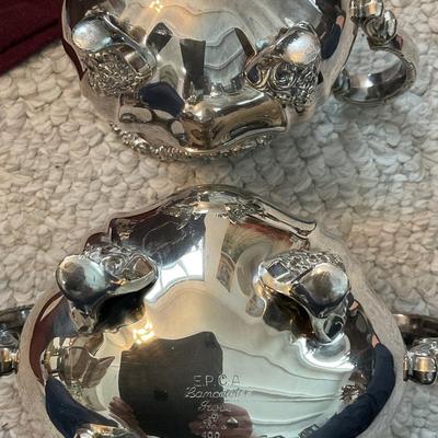 LR6-Lancaster Rose by Poole (x2) plus pitcher