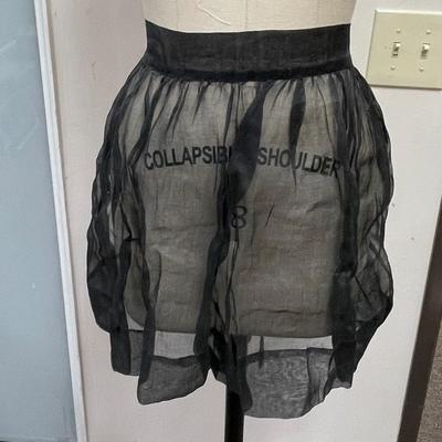 Vintage See-through Black Apron
