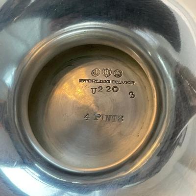 LR7-Large Sterling Silver Pitcher