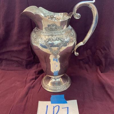 LR7-Large Sterling Silver Pitcher