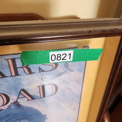 Baltimore & Ohio 100 Years of the Railroad Poster Framed 26x39