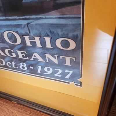 Baltimore & Ohio 100 Years of the Railroad Poster Framed 26x39