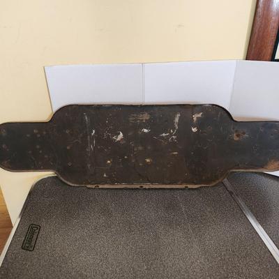 Vintage Hartford Cheshire, England Heavy Metal Enamel British Rail Railway Totem Station Sign 36" x 10"