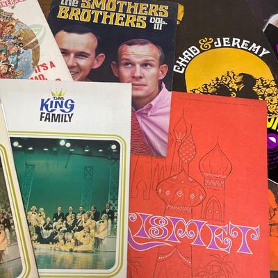 Lot of Theater Programs and Fan Publications: the King Family, Smothers Brothers, Arthur Fieldler, and Chad & Jeremy