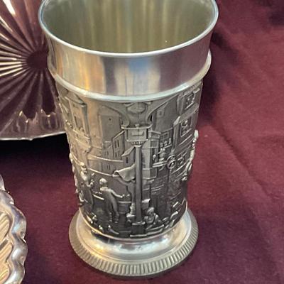 LR9- Ges Gesch German pewter plus collectibles