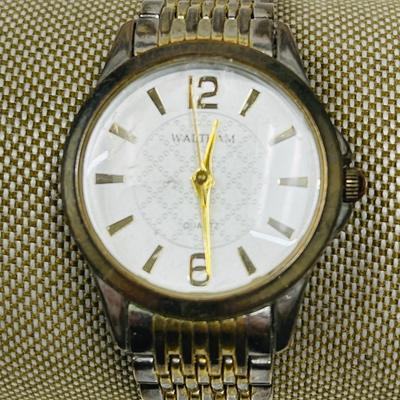 Lot of 3 ladies’ watches CROTON, WALTHAM, Turquoise & Silver-tone