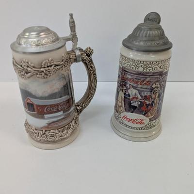 1990's Coca-Cola Beer Steins