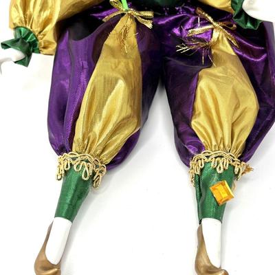Lot of Mardi Gras Dolls and Jewelry