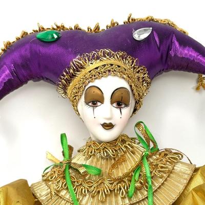 Lot of Mardi Gras Dolls and Jewelry