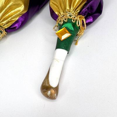 Lot of Mardi Gras Dolls and Jewelry