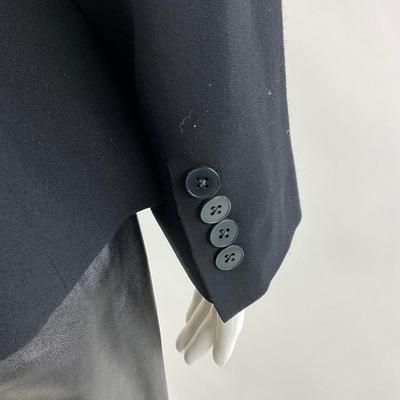 374 RALPH LAUREN Black Button-up Blazer