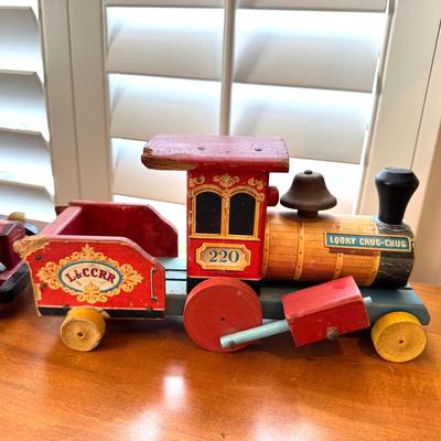 448 Pair of Vintage Toy Truck and Train