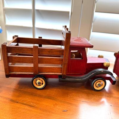 448 Pair of Vintage Toy Truck and Train