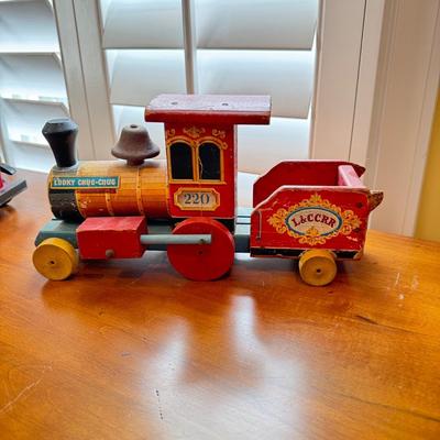 448 Pair of Vintage Toy Truck and Train