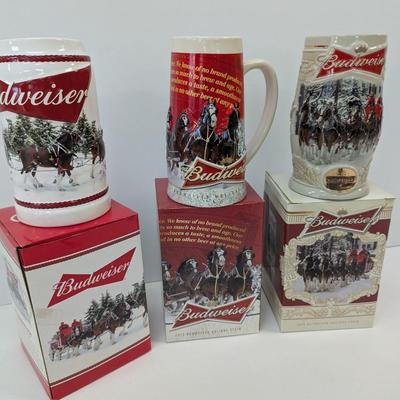 Budweiser Beer Steins