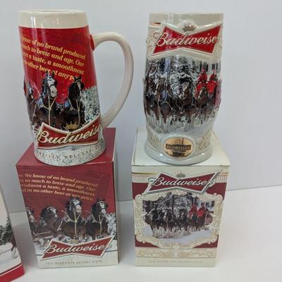 Budweiser Beer Steins