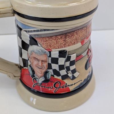 Jeff Gordon Junior Johnson Budweiser Beer Mugs Winston Cup