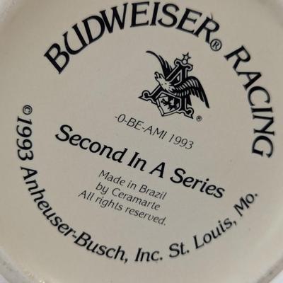 Bill Elliott Jeff Gordon Junior Johnson Budweiser Beer Mugs Winston Cup