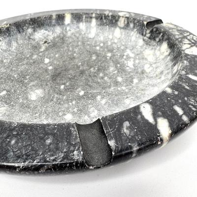 Marble Ashtray with 4 Marble Eggs